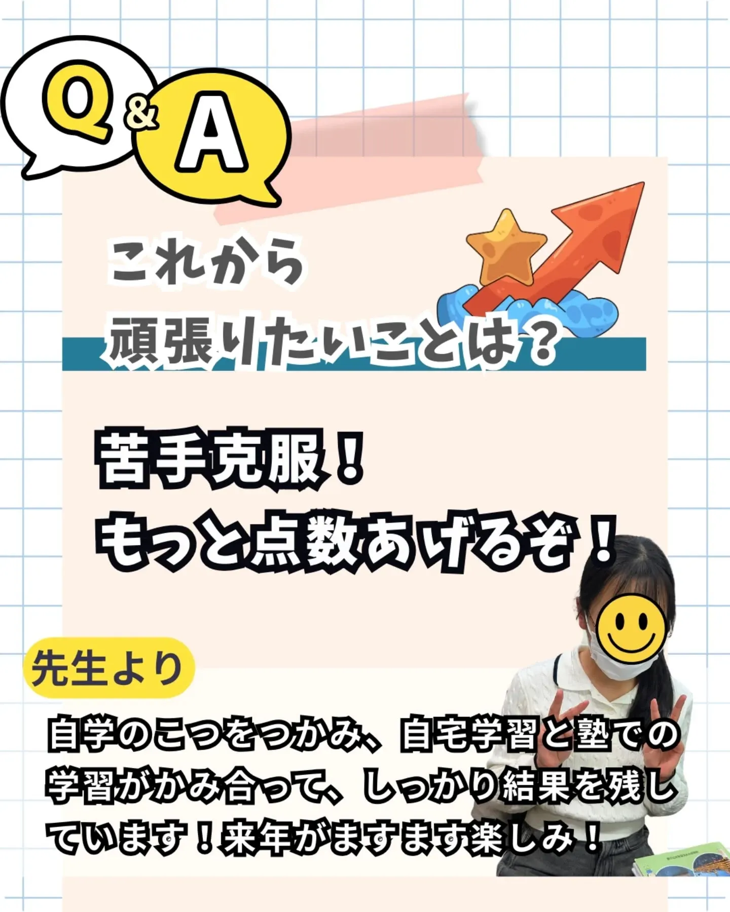 ◯中学2年生Mちゃん