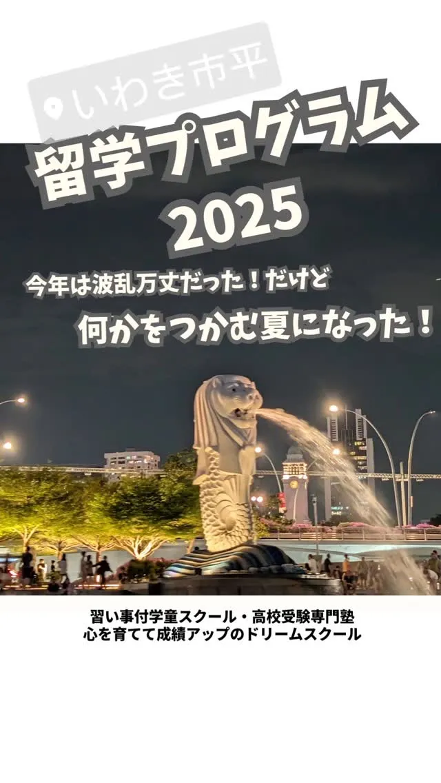 \行ってきたよ〜！留学プログラムシンガポール✈️/